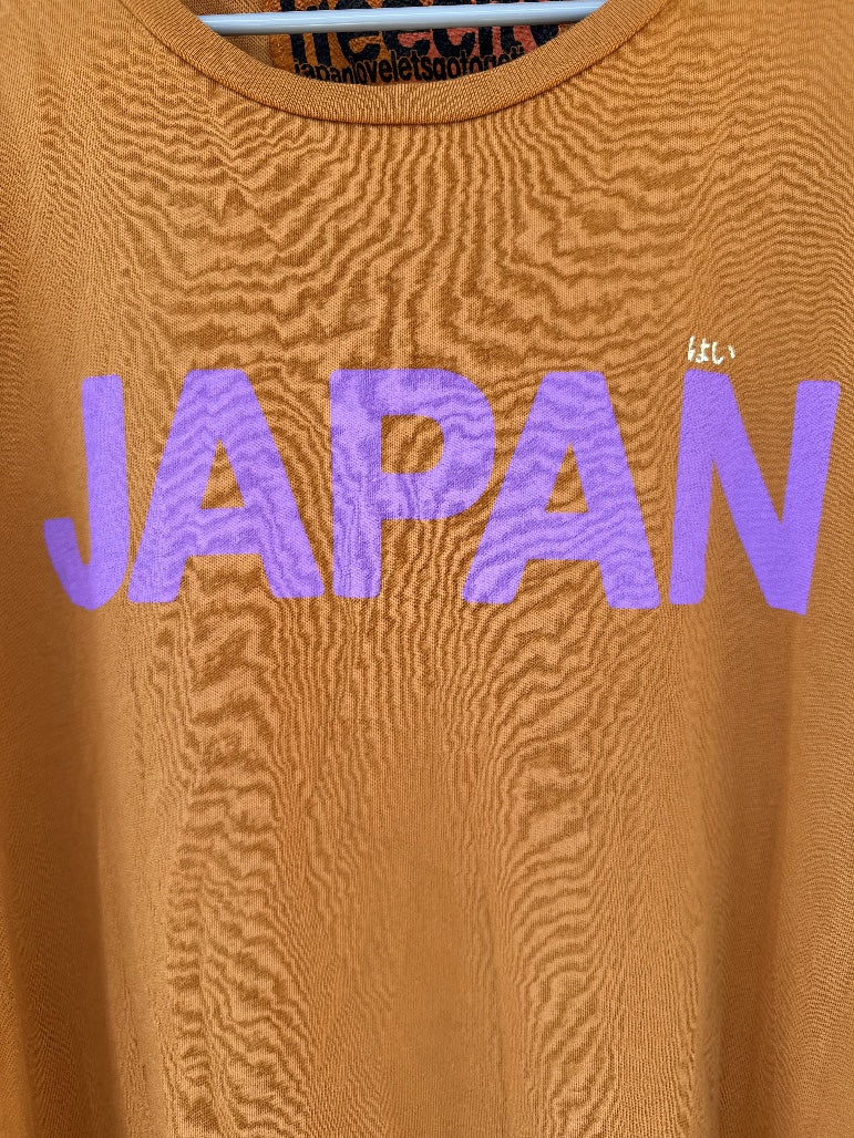 Free City Orange Japan Graphic Long Sleeve T-Shirt