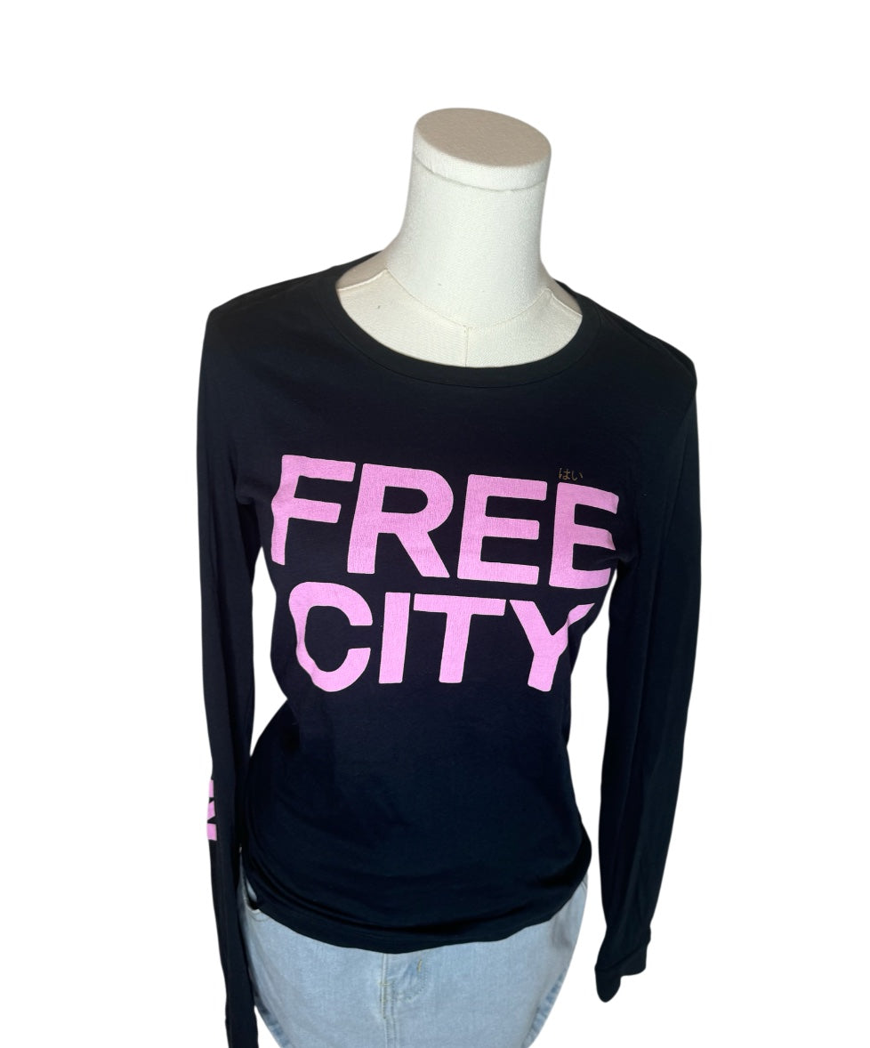 Freecity Japan Long Sleeve Graphic T-Shirt