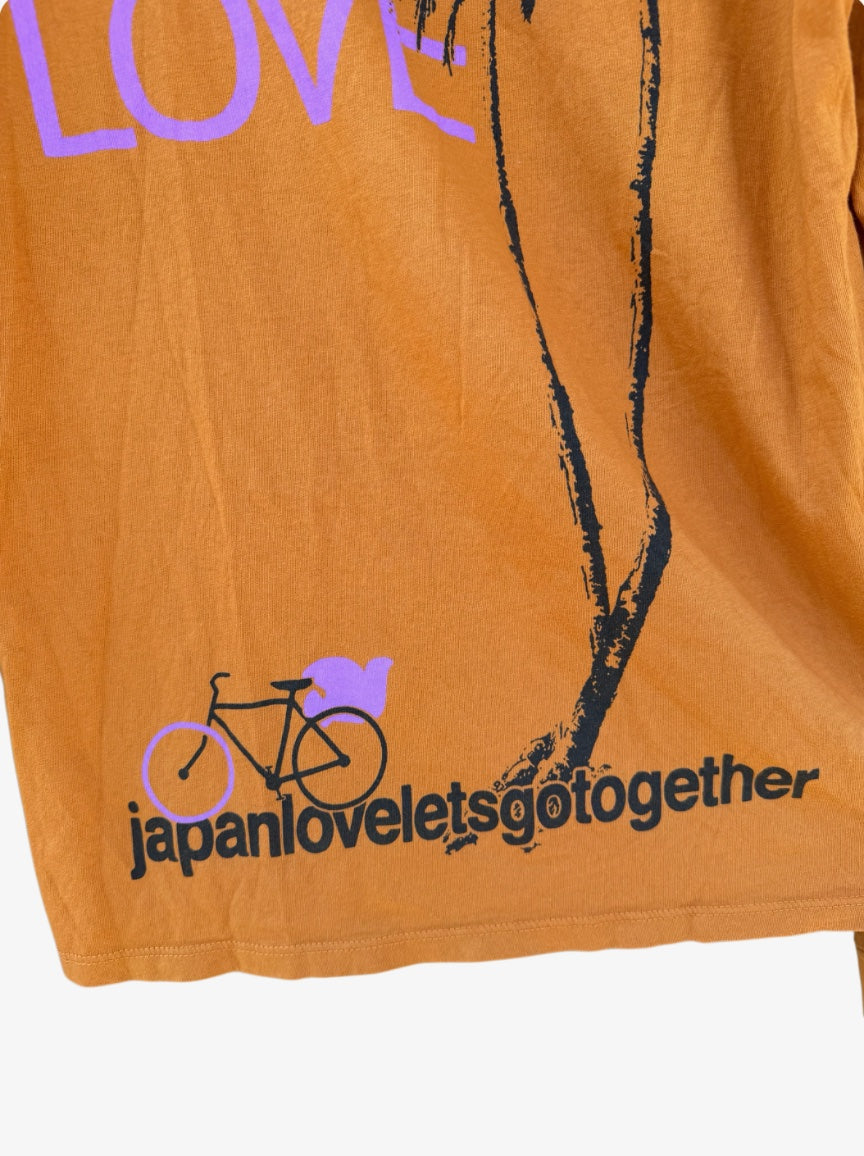 Free City Orange Japan Graphic Long Sleeve T-Shirt