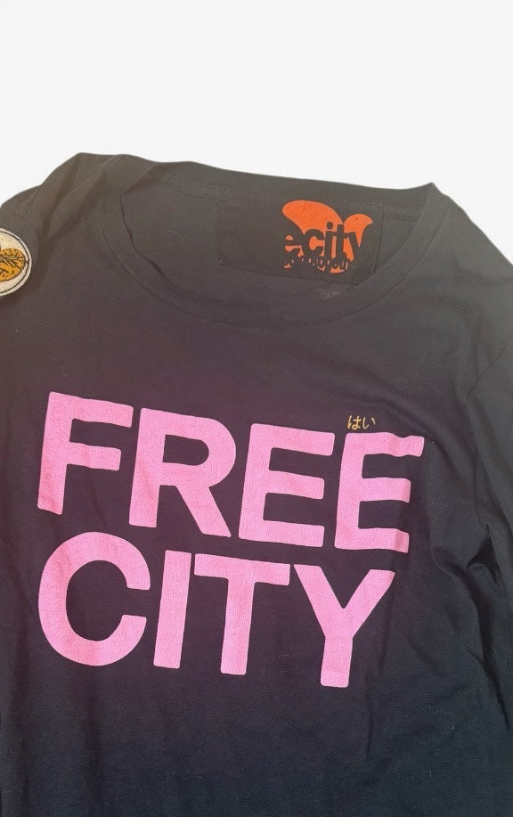 Freecity Japan Long Sleeve Graphic T-Shirt