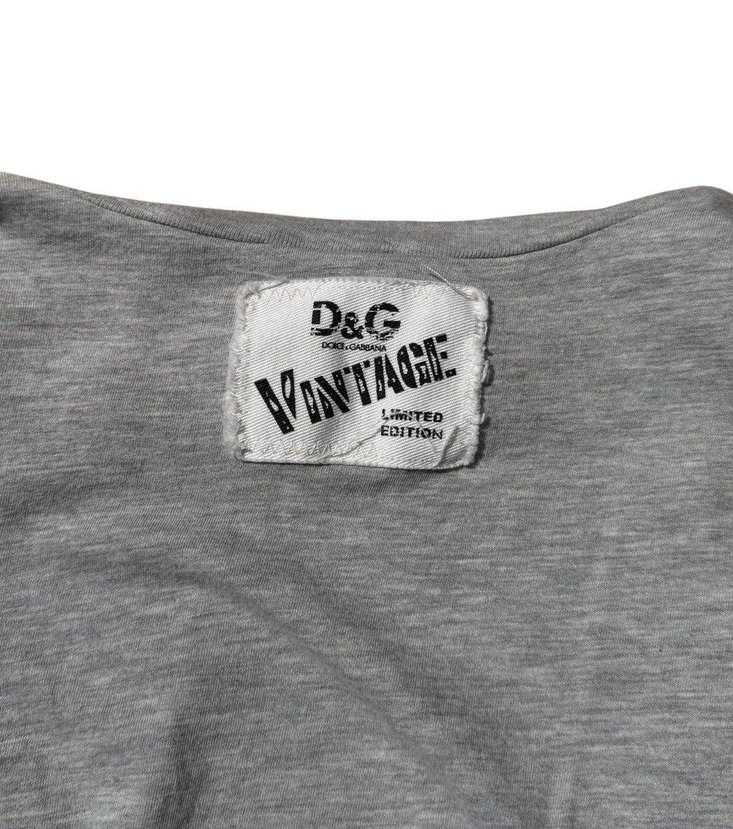 D&G Dolce & Gabbana Superman Graphic Sleeveless Tank Top