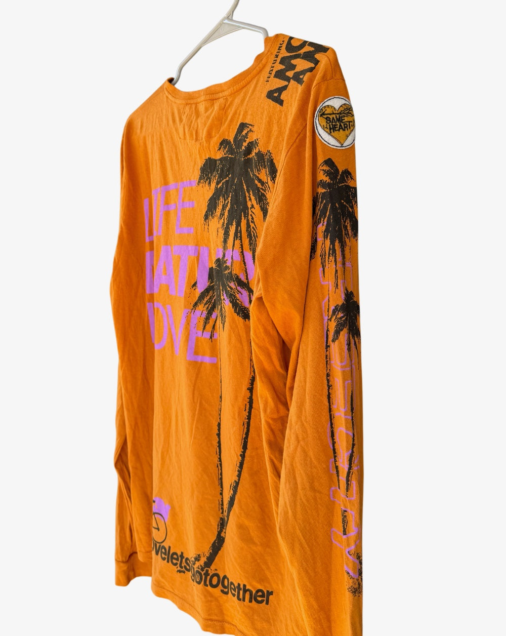 Free City Orange Japan Graphic Long Sleeve T-Shirt