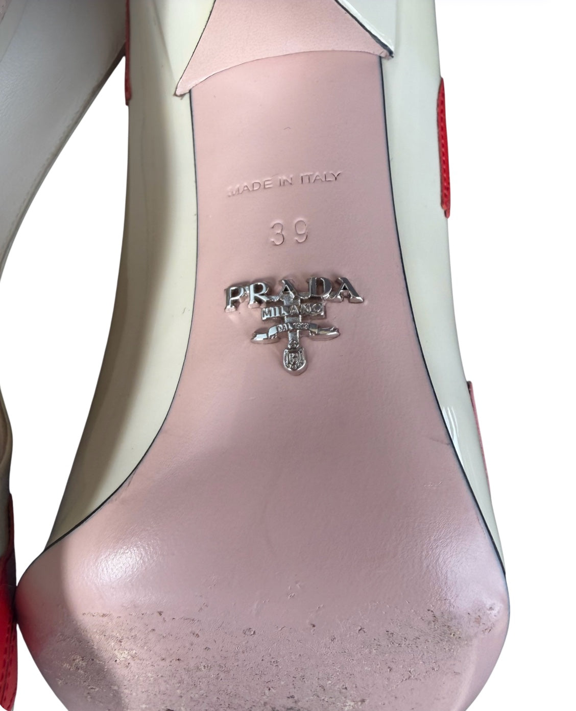 Prada Lip Print Patent Leather Pumps Size 39