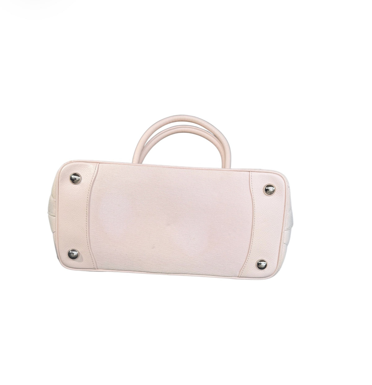 Chanel Quilted Canvas CC Tassel Tote Bag Pink