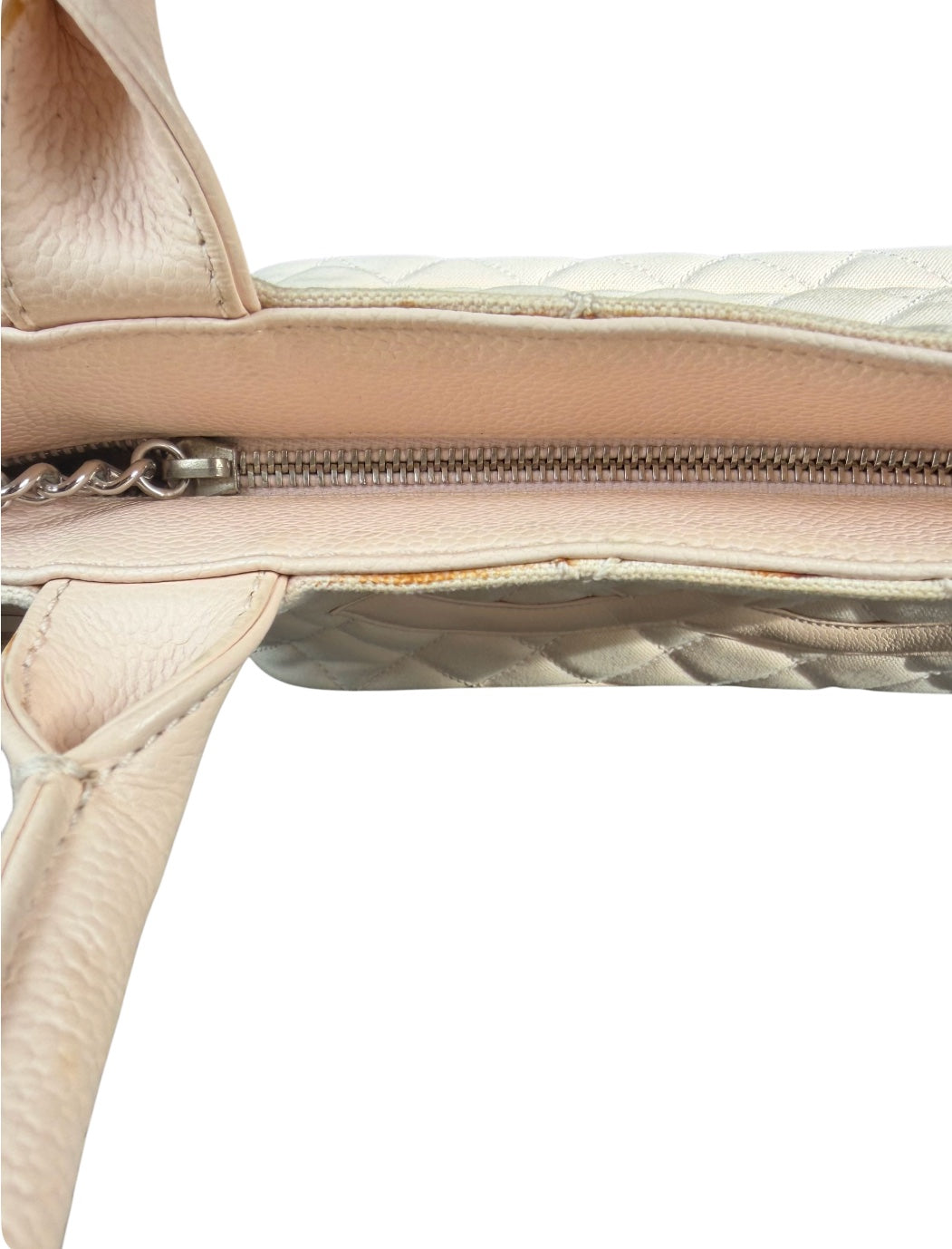 Chanel Quilted Canvas CC Tassel Tote Bag Pink