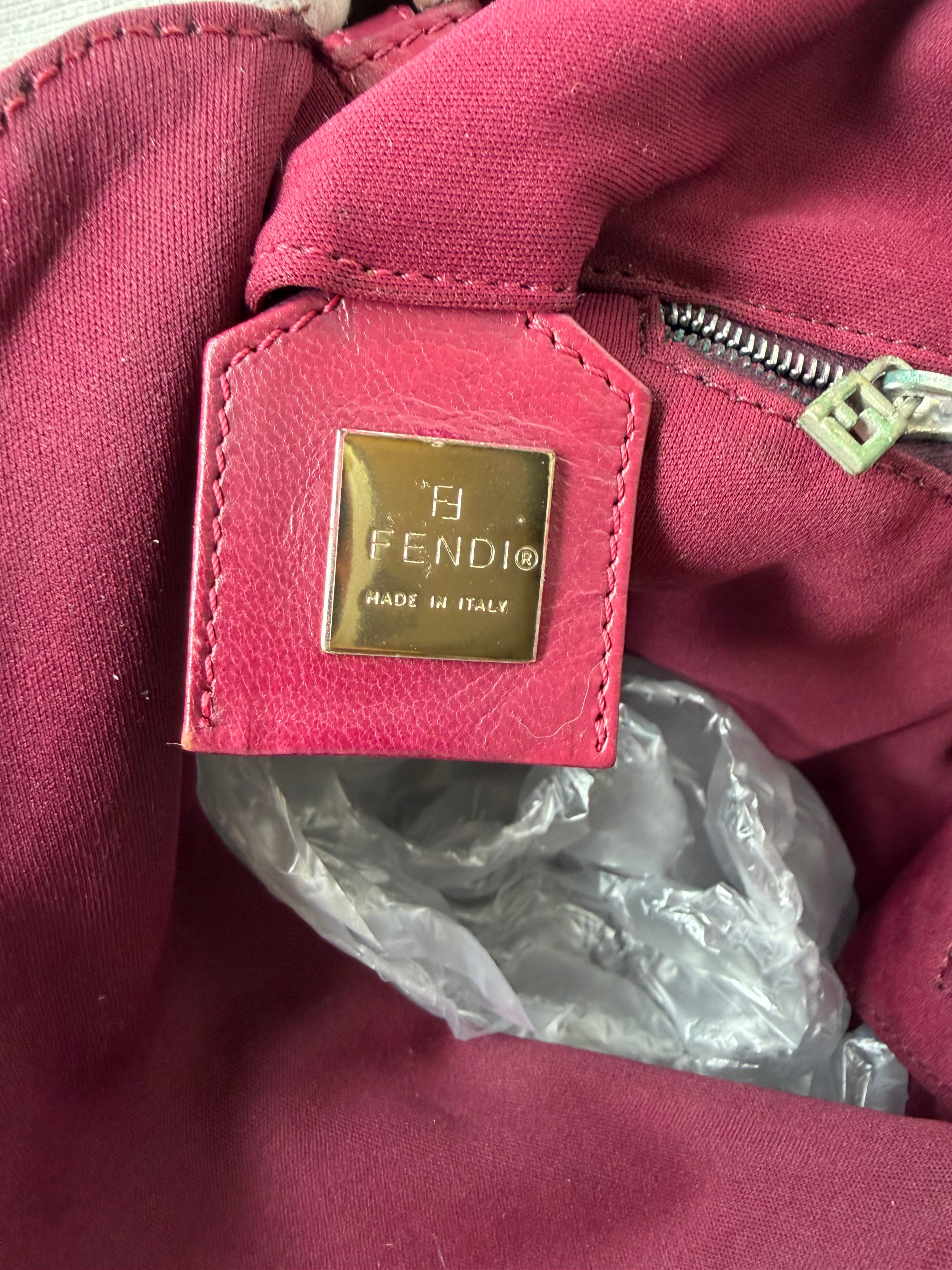 Fendi Red Baguette