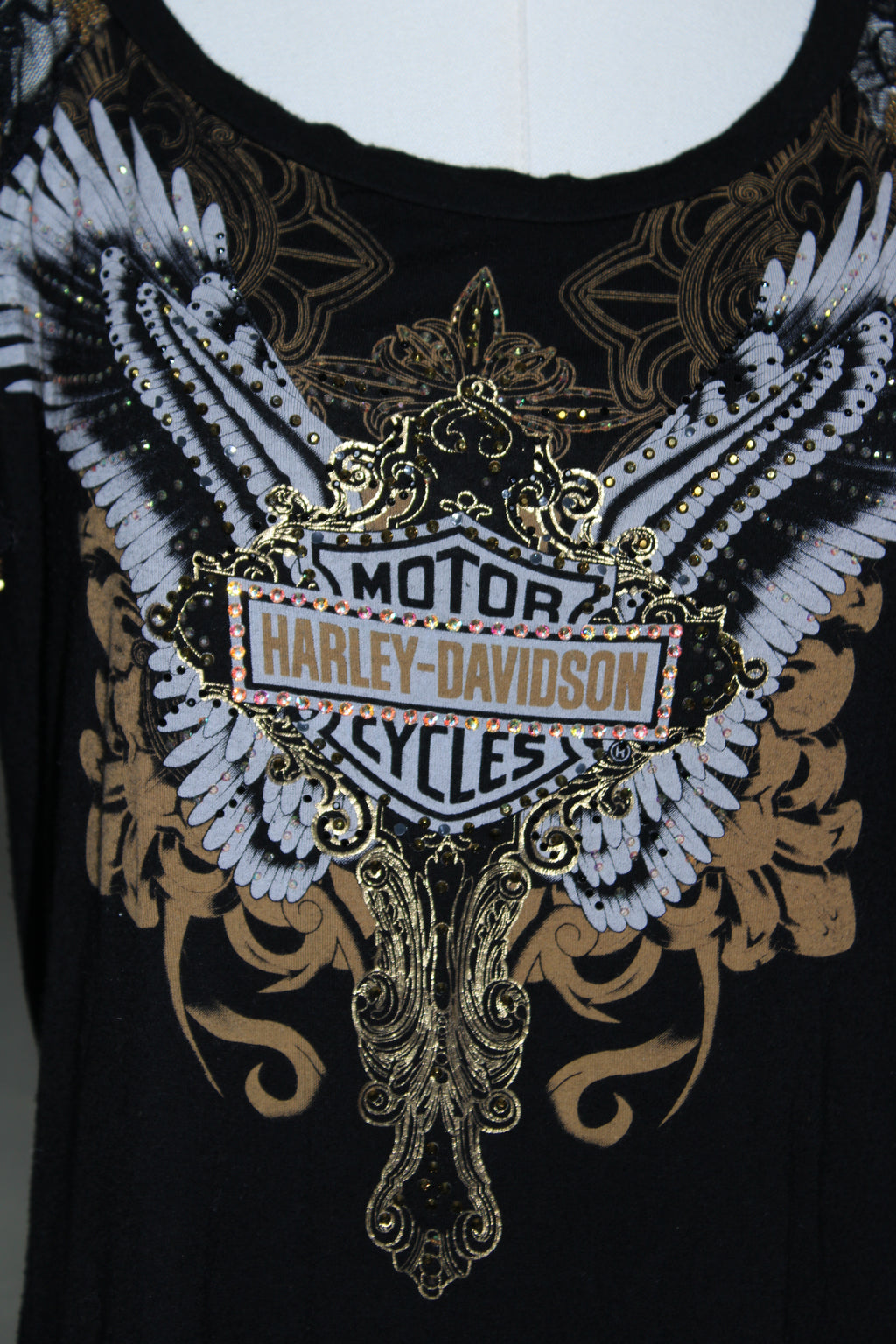 Harley Gold Sequin Quartersleeve