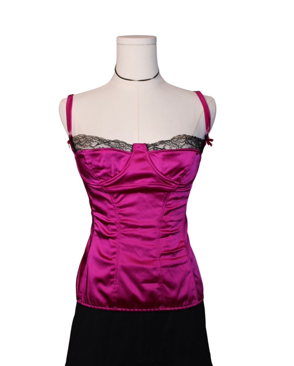 D&G Pink Silk Corset