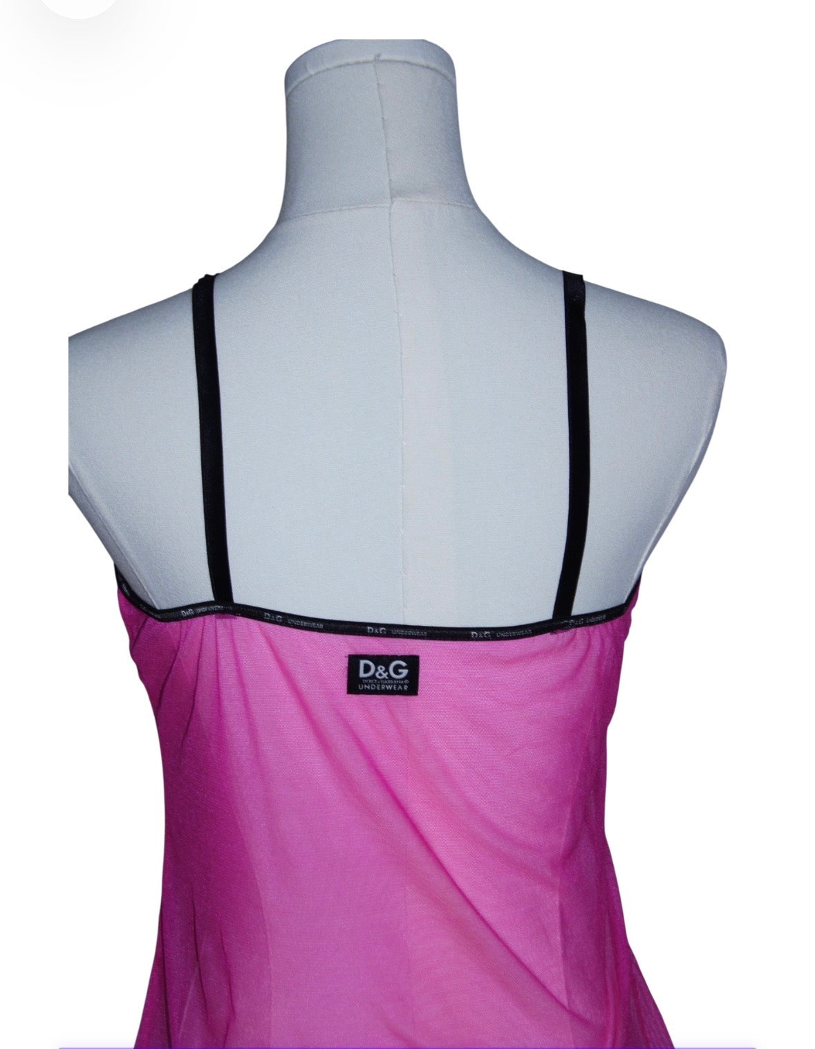 D&G Neon Pink Mesh Top