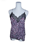 Zadig and Voltaire Pink Cheetah Lace Cami