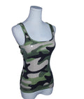 Embellished Camo Tank