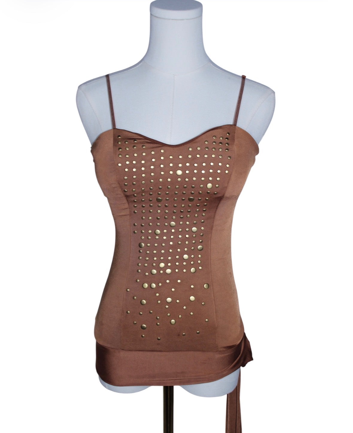 XOXO Brown Embellished Top