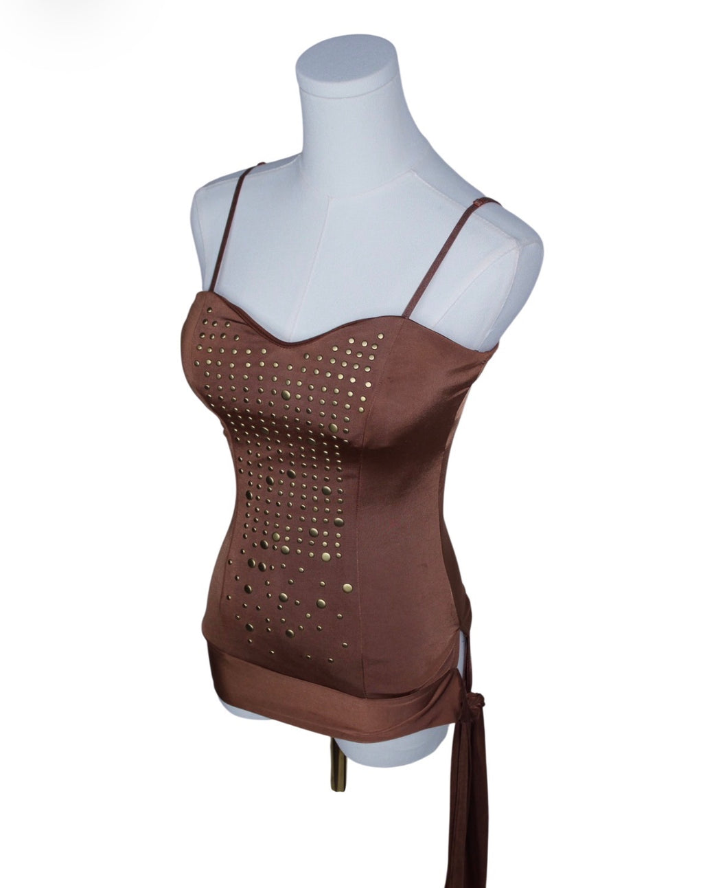 XOXO Brown Embellished Top