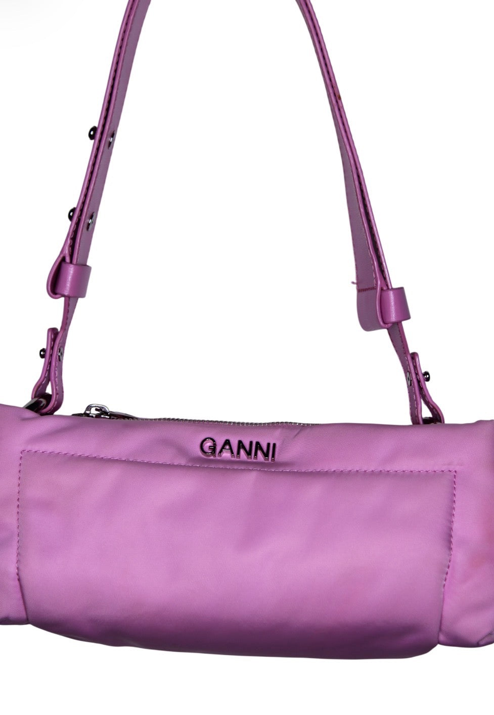 Ganni Pink Plush Bag