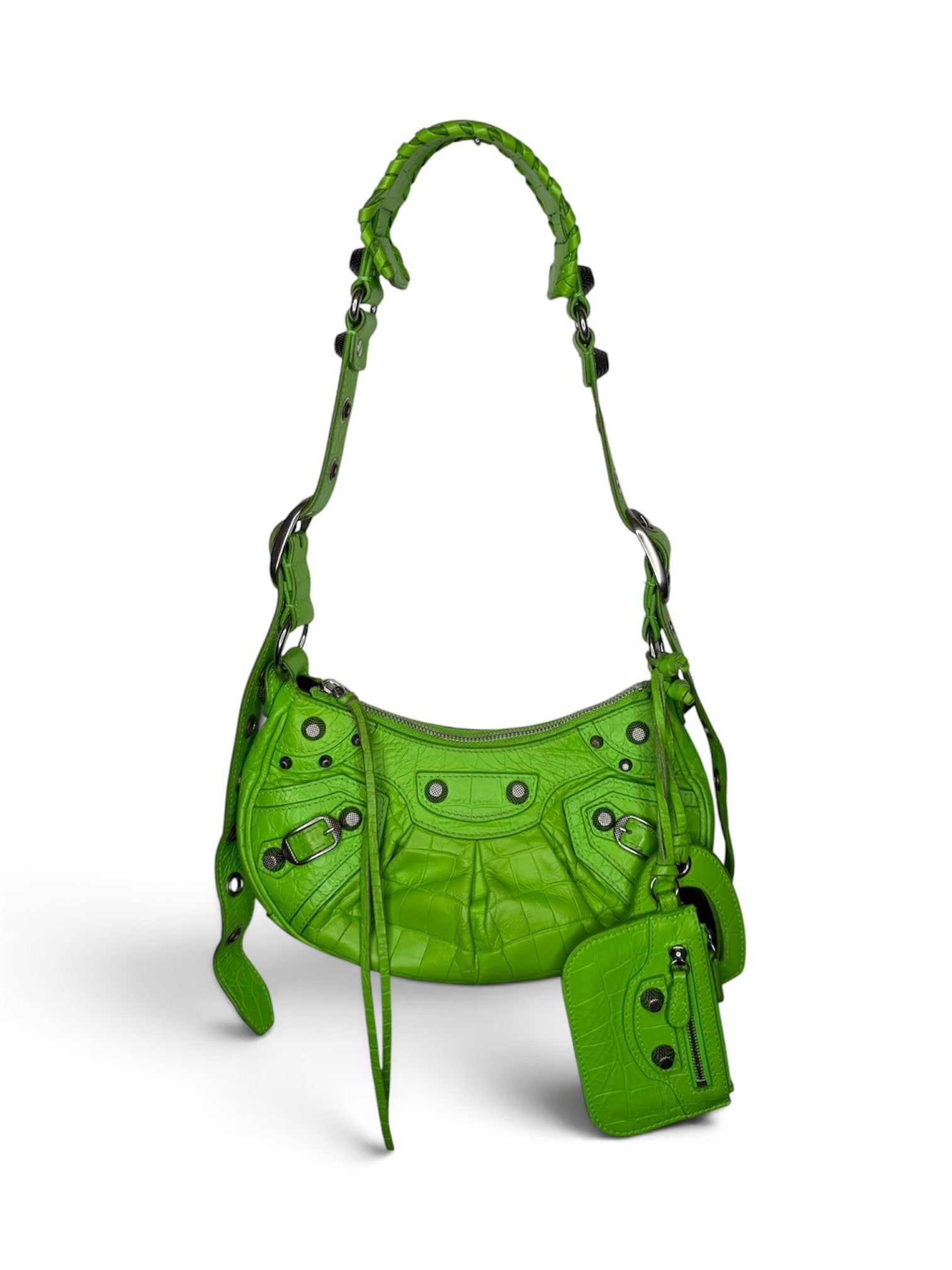 Balenciaga Green Le Cagole Shoulder Bag