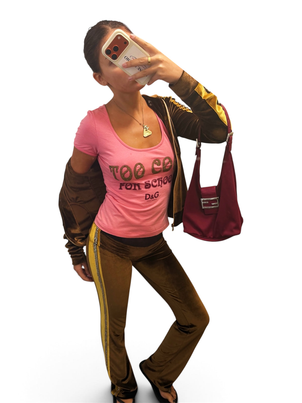 D&G Pink 'Too Cool For School' T Shirt