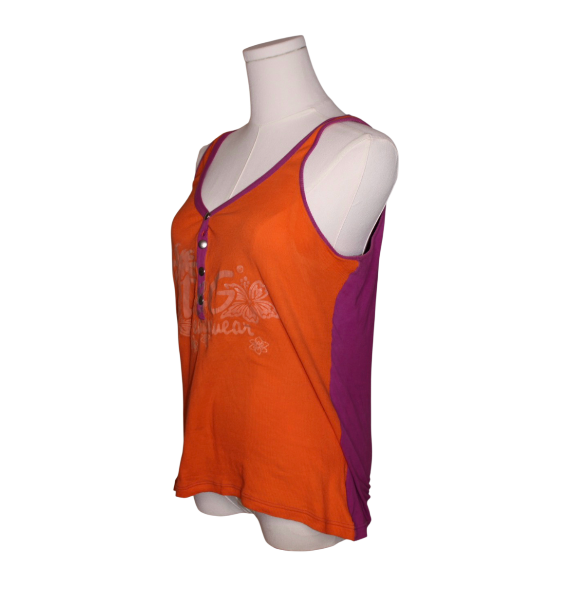D&G Orange Beachwear Tank Top