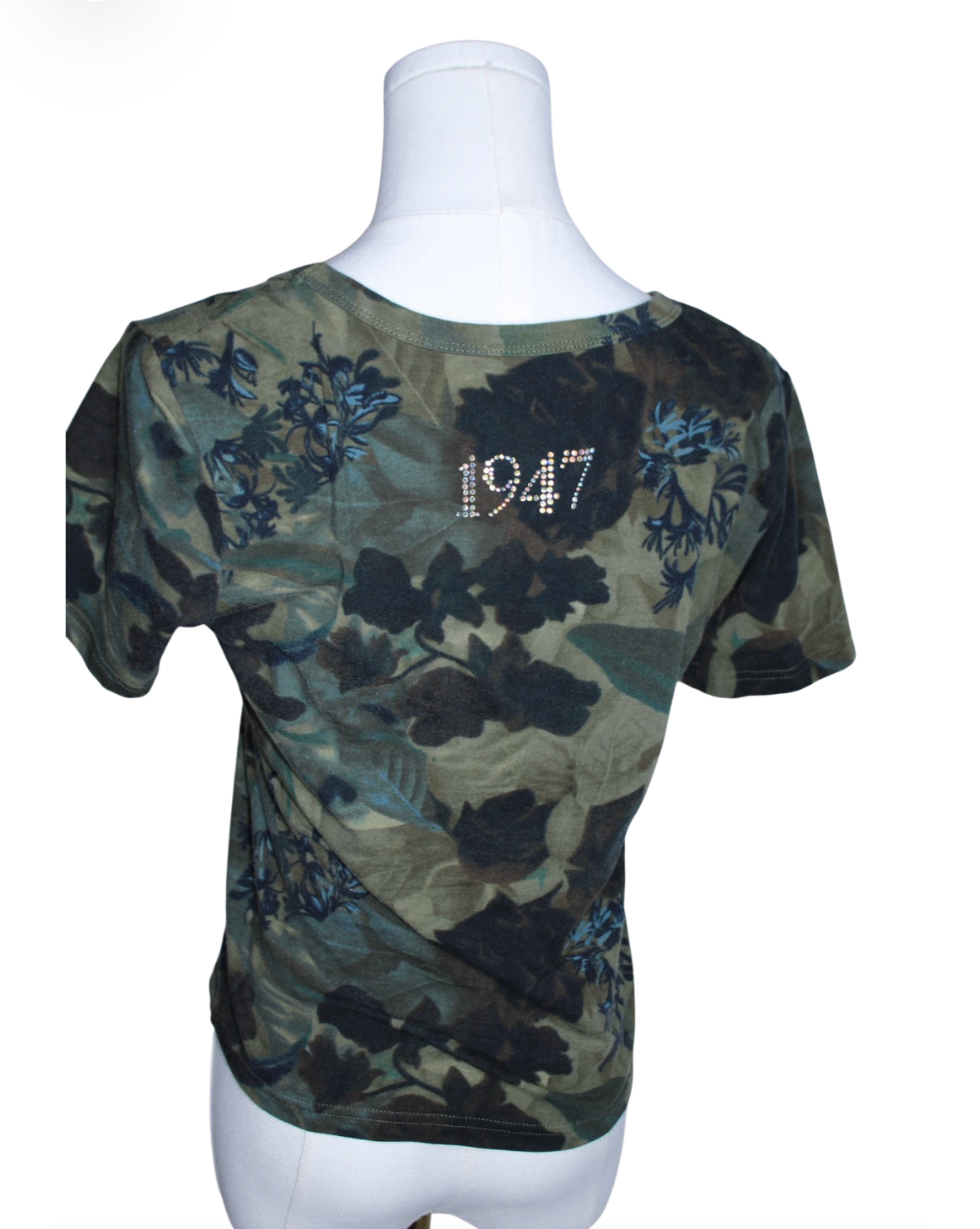 Dior 2 Bedazzled Camo Tee
