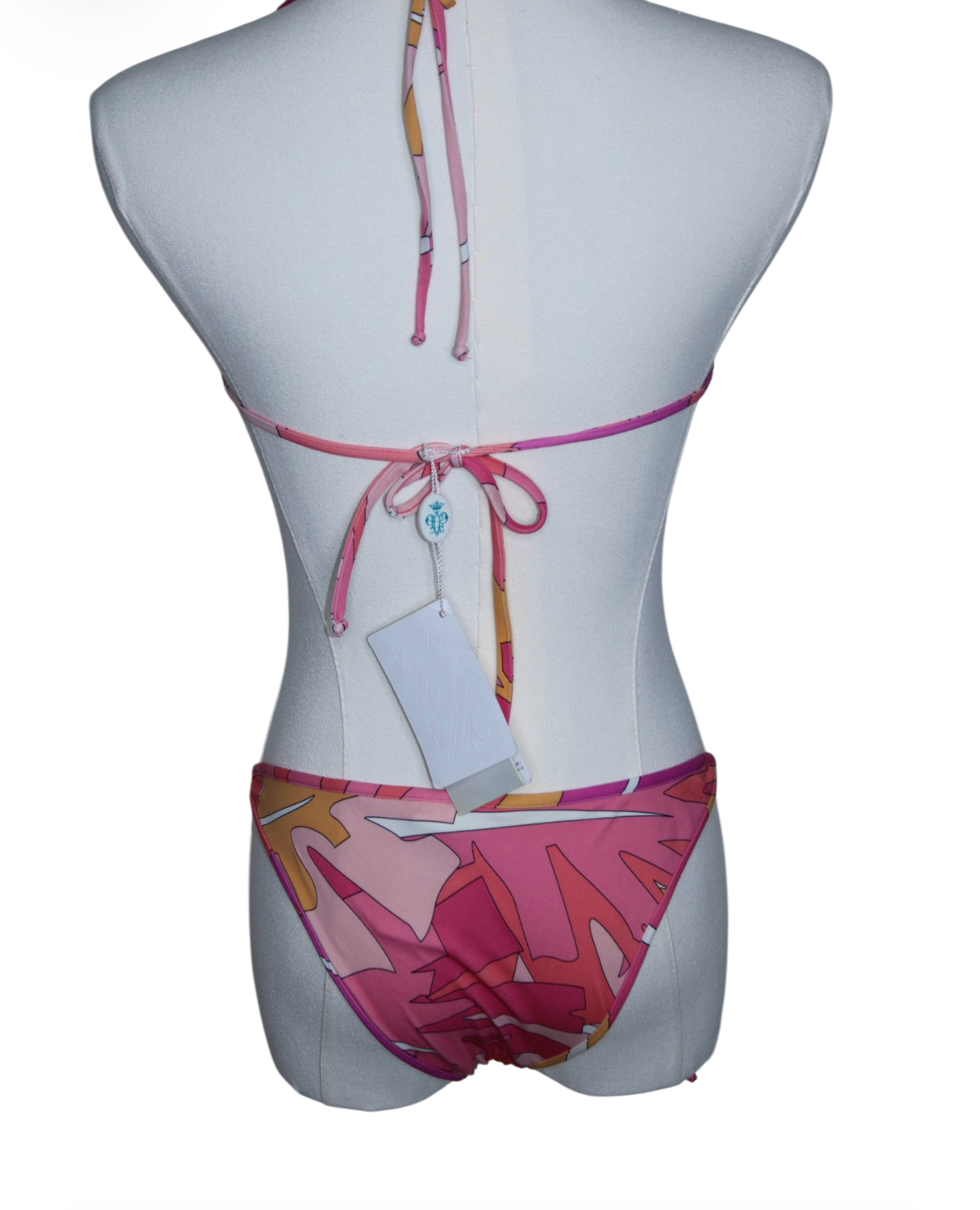 Emilio Pucci Pink Graphic Bikini Set