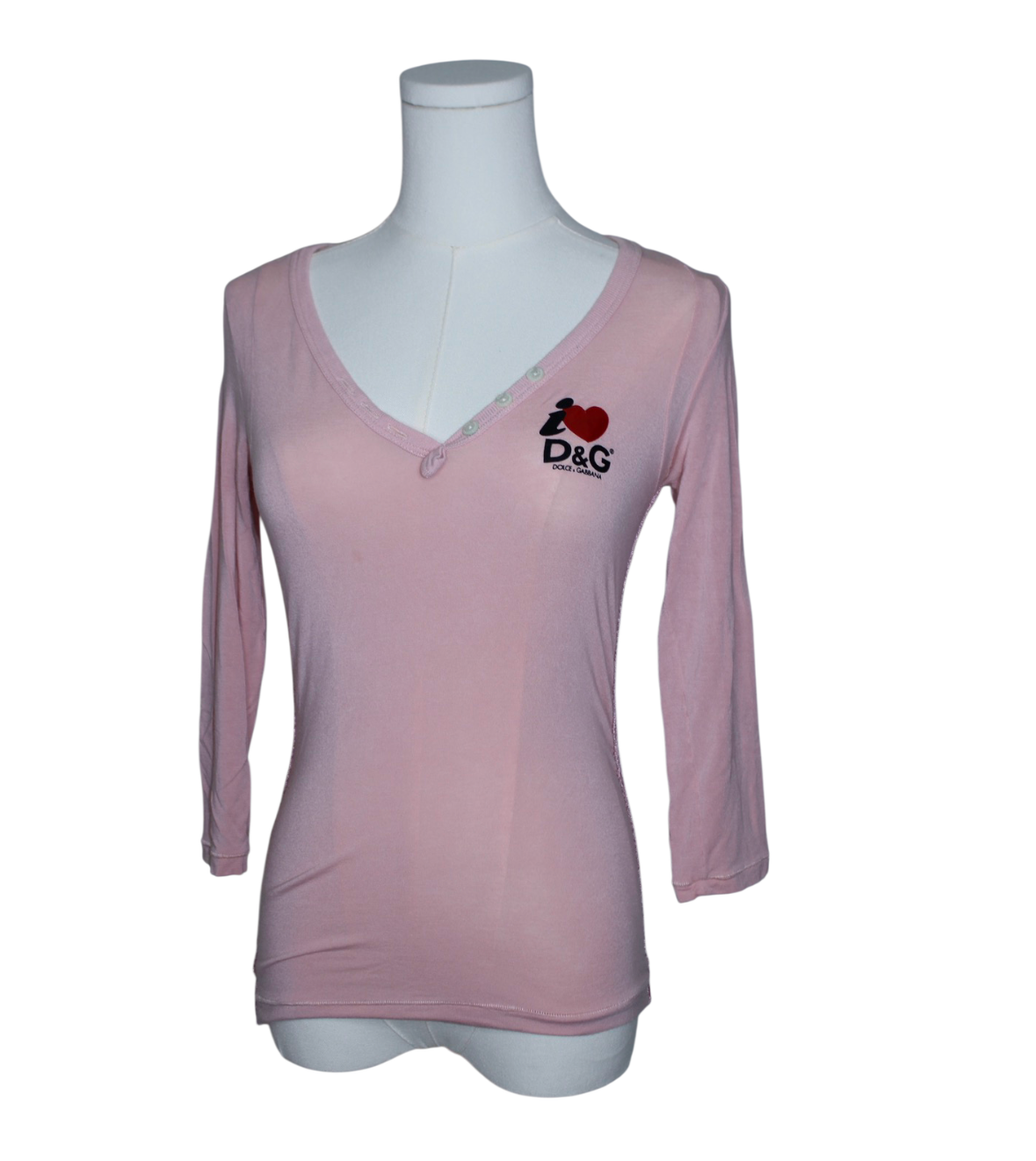 D&G pink quartersleeve