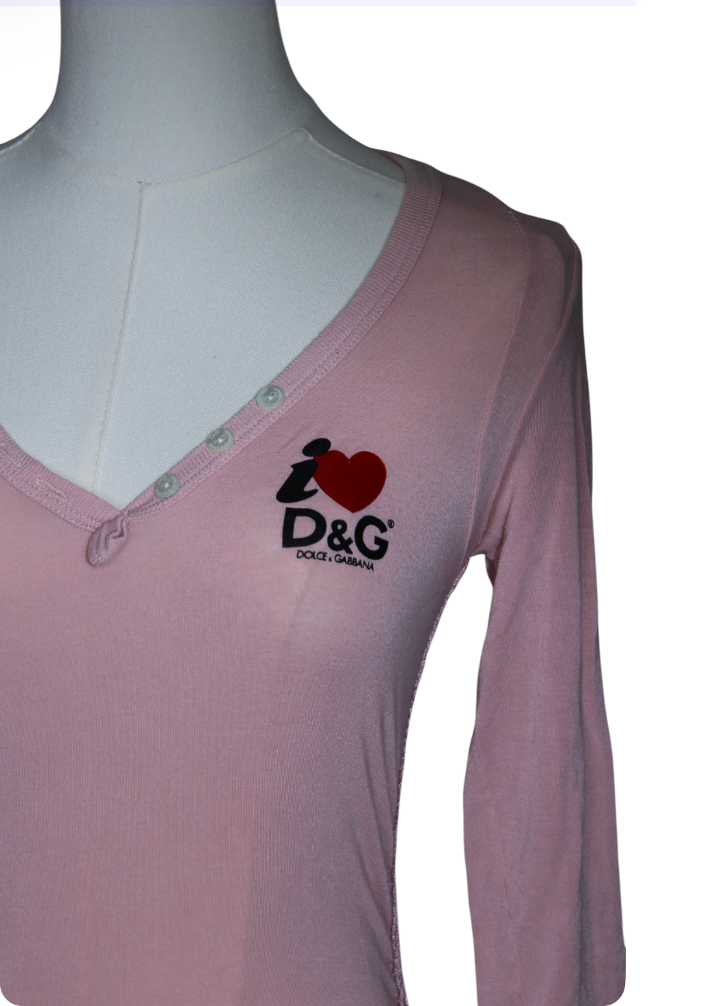 D&G pink quartersleeve