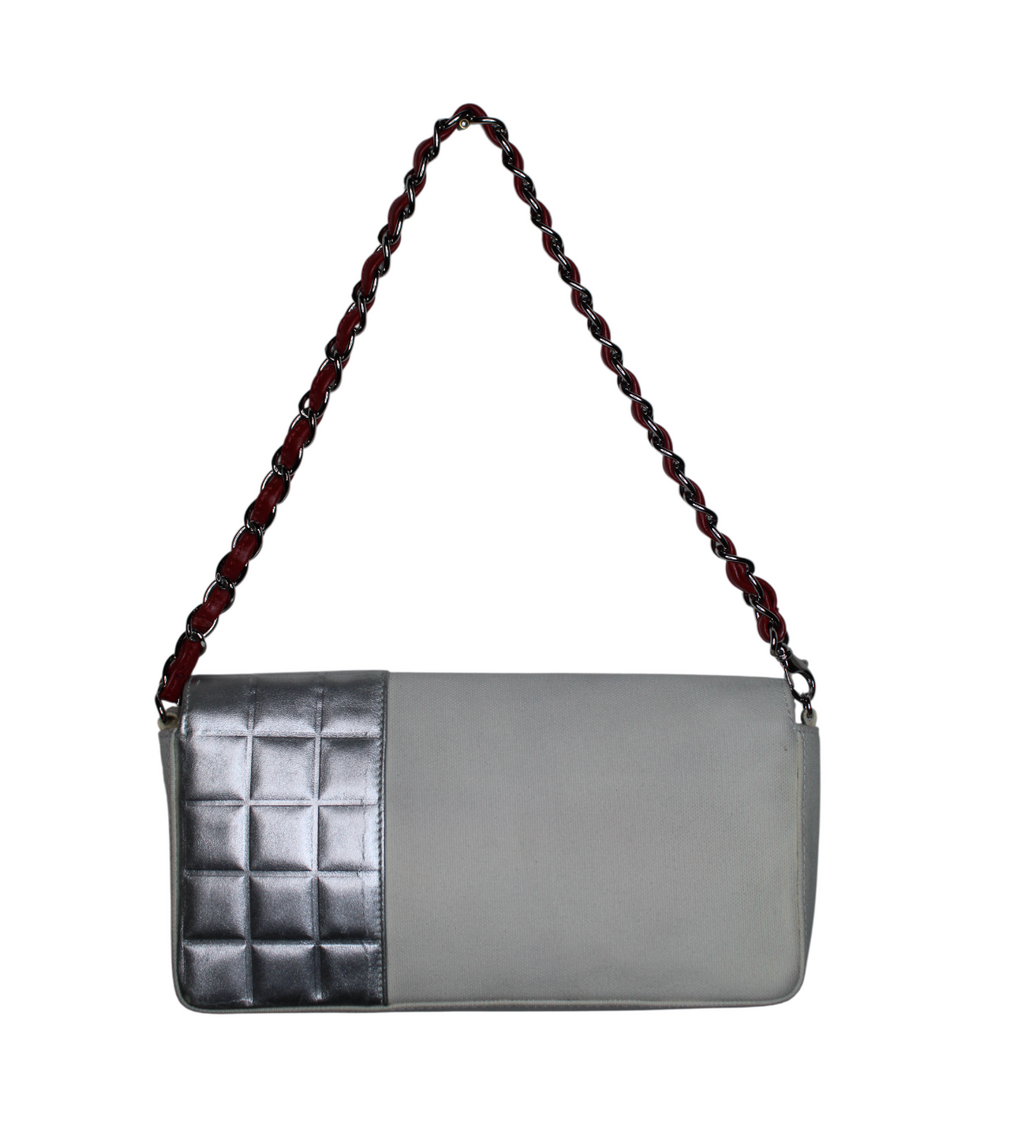 Chanel No. 5 Logo Canvas Shoulder Bag