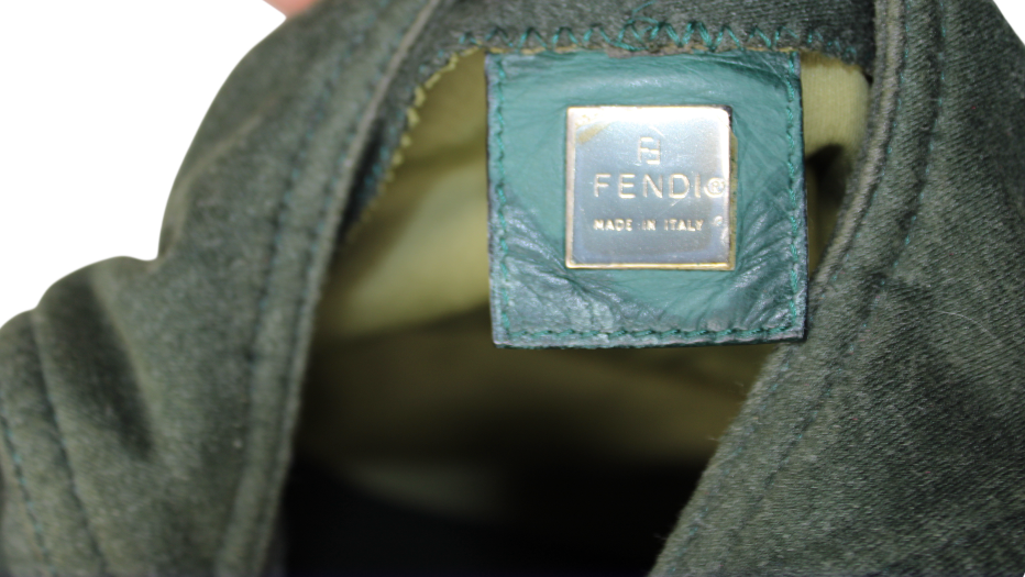 Fendi Mamma Baguette Cloth Handbag
