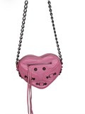 Balenciaga Pink Le Cagole Heart Bag