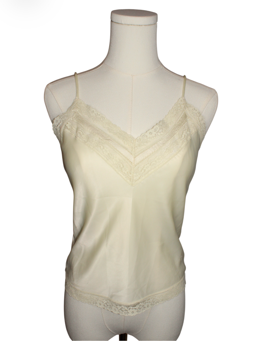 Vintage Dior Ivory Silk Cami From 80s