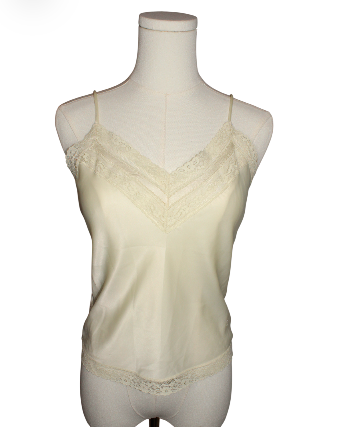 Vintage Dior Ivory Silk Cami From 80s