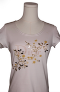 Dior Vintage Gold Embellished Tee