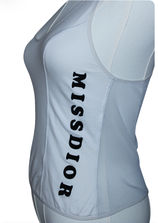 Dior Miss Dior Mesh Racer Back Tank Top