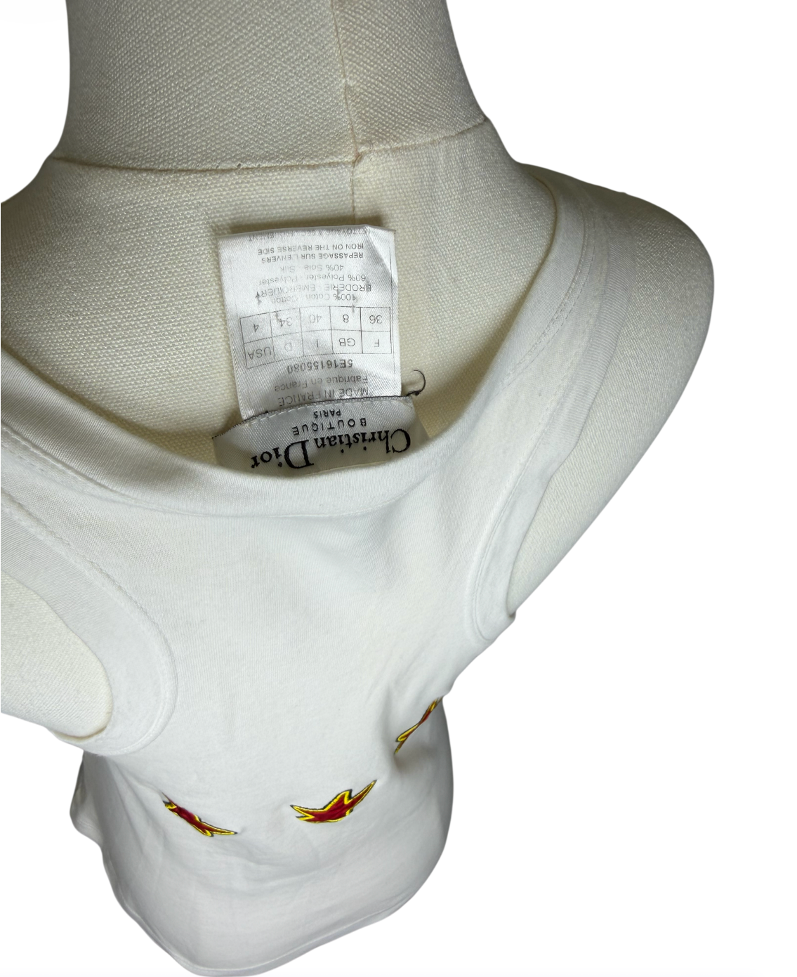Vintage Dior 2005 "Dior Not War" Tank Top