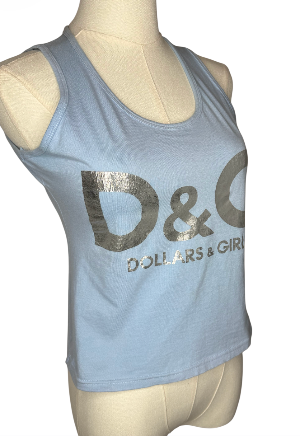 D&G Dollars and Girls Cropped Tank Top