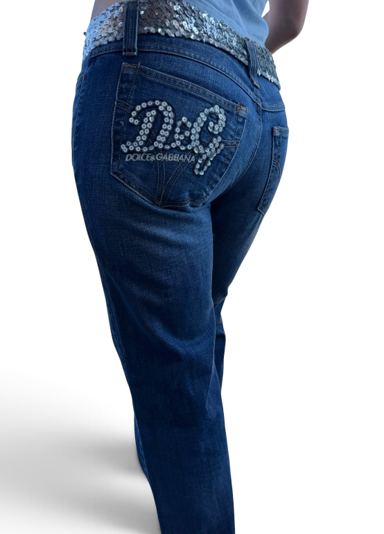 D&G Embellished Jeans