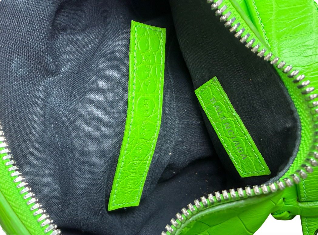 Balenciaga Green Le Cagole Shoulder Bag