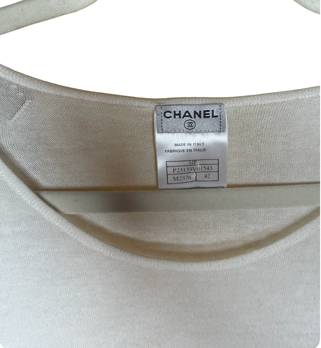 Chanel Vintage 2004 White Top