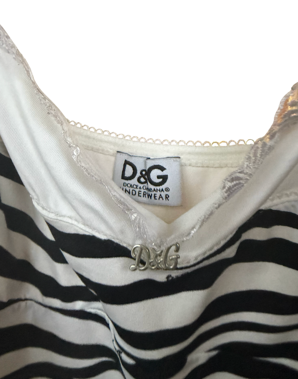 D&G Zebra Print Tank Top